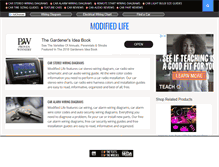Tablet Screenshot of modifiedlife.com